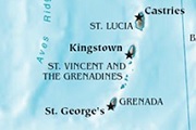 Karte Kleine Antillen