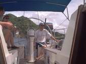Ausfahrt Marigot