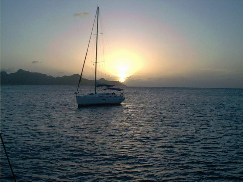 Sundowner in der Saline Bay