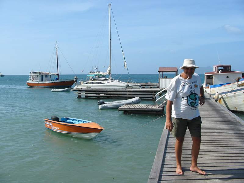 Auf der Pier von PM