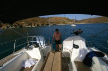 Cockpit im >Badebetrieb<